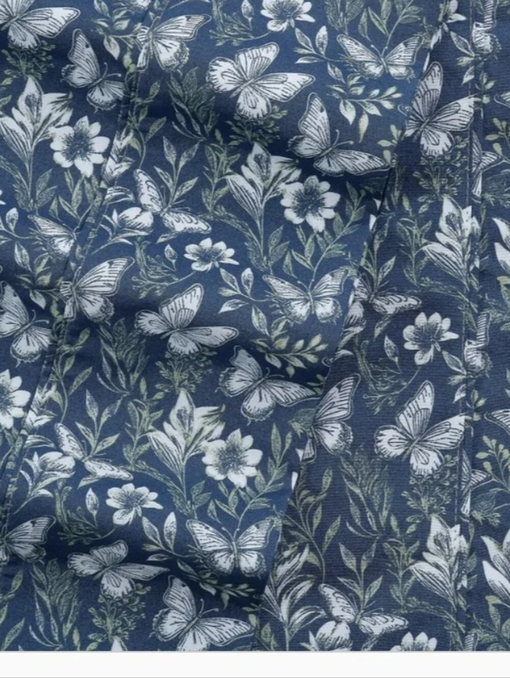South Point Home Fashions Microfiber 6-piece Sheet Set, King Butterfly Flowers,